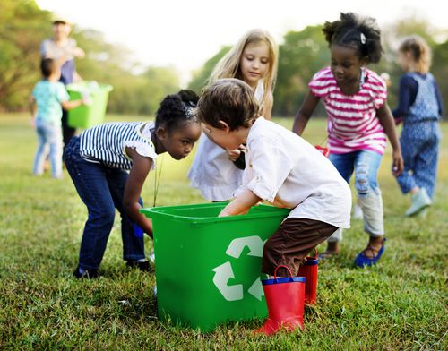 Children Volunteering