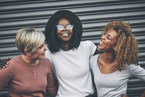 Group of Smiling Friends