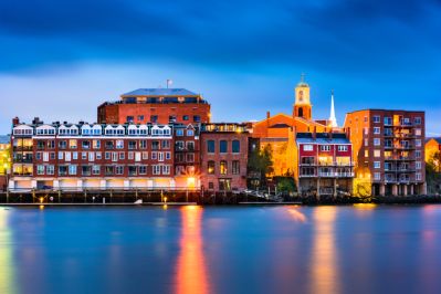 Portsmouth New Hampshire Skyline