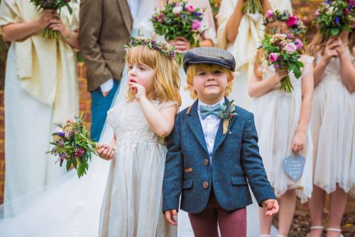 Young Children at a Wedding